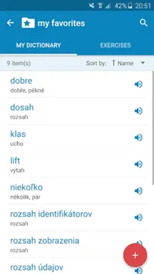 Slovak-Czech Dictionary android App screenshot 2